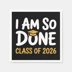 Servilleta De Papel Estoy tan listo Clase de graduación 2026 26 gradua