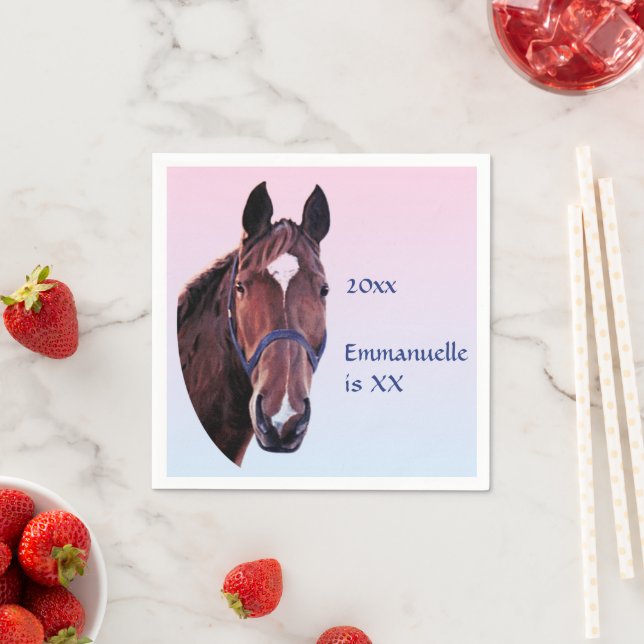 Servilleta De Papel Estrella blanca del caballo (In situ)