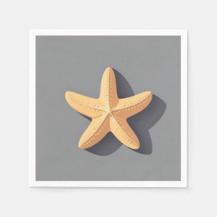 Servilleta De Papel Estrella de mar y su sombra