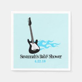 Servilleta De Papel Estrella del rock Personalizado Napkin Fiesta