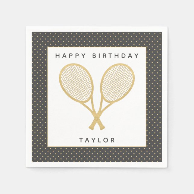 Servilleta De Papel Estrella del tenis (Anverso)