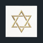 Servilleta De Papel Estrella dorada de David<br><div class="desc">Golden Star of David Siéntete libre de agregar tus propias palabras y/o fotos a este artículo a través de las grandes herramientas de personalización de Zazzle. Este diseño también está disponible en docenas de otros productos. ¡Gracias por pasar por aquí! ¡Dios bendiga!</div>