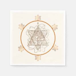 Servilleta De Papel Estrella judía muy elegante