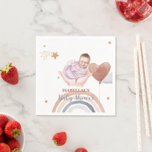 Servilleta De Papel Estrella lunar corta ducha de bebé en África