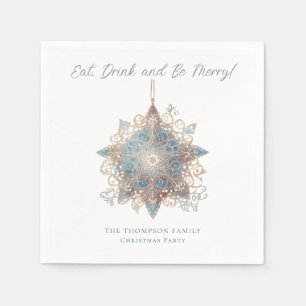 Servilleta De Papel Estrella mágica tomar una bebida ser Feliz Navidad