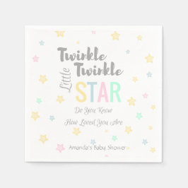 Servilleta De Papel Estrella pequeña Twinkle Twinkle - servilletas