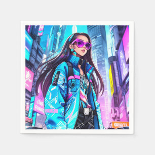 Servilleta De Papel Estrella pop futurista 0002