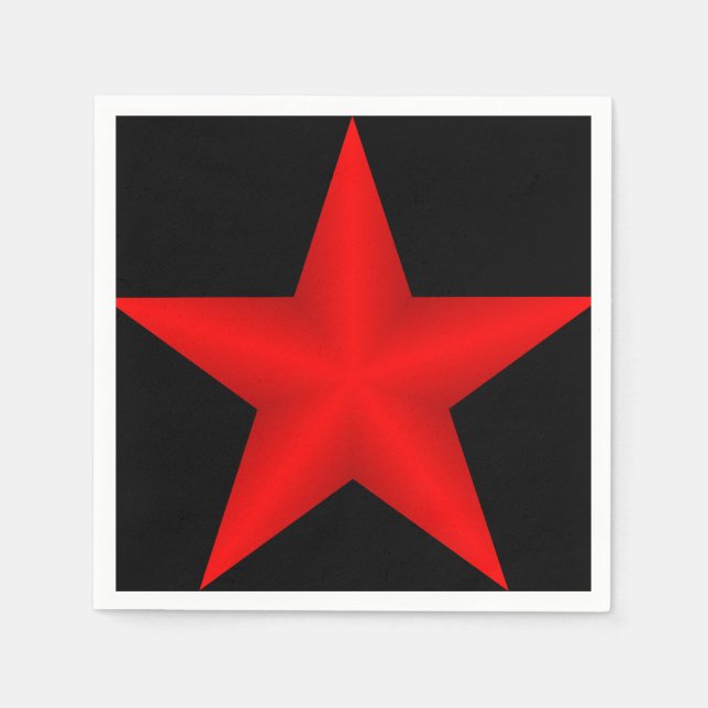 Servilleta De Papel Estrella roja (Anverso)