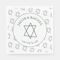 Estrella simple de David Personalizado JEWISH Boda