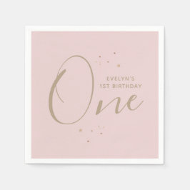 Servilleta De Papel Estrella Twinkle 1er cumpleaños