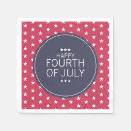 Servilleta De Papel Estrellas 4 de julio Día de la Independencia