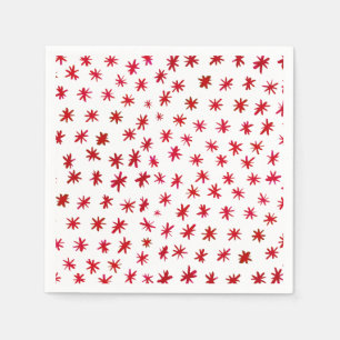 Servilleta De Papel Estrellas acuáticas - rojo