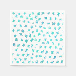 Servilleta De Papel Estrellas acuáticas - turquesa