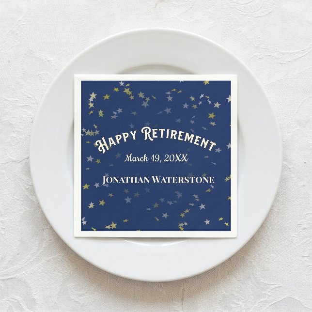 Servilleta De Papel Estrellas de Fiesta de Jubilación (Subido por el creador)