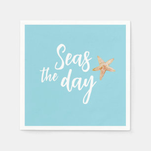 Servilleta De Papel Estrellas de mar Playa Seas the Day