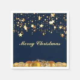 Servilleta De Papel Estrellas de oro, balbuceos, árboles y mensajes pa