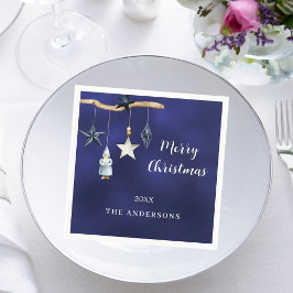 Servilleta De Papel Estrellas del gnomo azul Fiesta