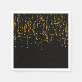 Servilleta De Papel Estrellas doradas