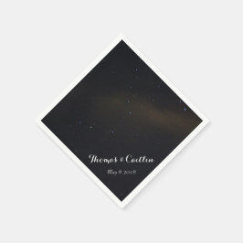 Servilleta De Papel Estrellas en el cielo nocturno