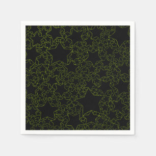Servilleta De Papel Estrellas, estrellas, estrellas - Lime Green