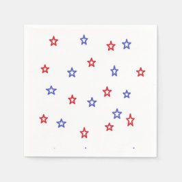 Servilleta De Papel Estrellas Partido Patriótico