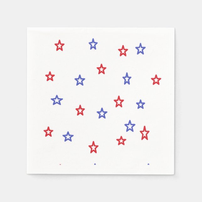 Servilleta De Papel Estrellas Partido Patriótico  (Anverso)