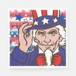 Servilleta De Papel Estrellas y rayas