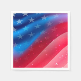 Servilleta De Papel Estrellas y rayas