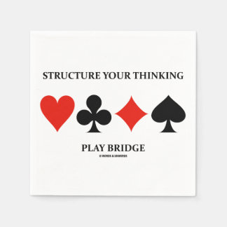 Servilleta De Papel Estructura del puente de juego de pensamiento (jue