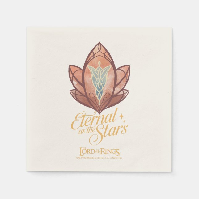 Servilleta De Papel Eterno como las Estrellas Evenstar Gráfico (Anverso)
