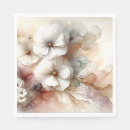 Servilleta De Papel Ethereal Abstract Floral Cosmos