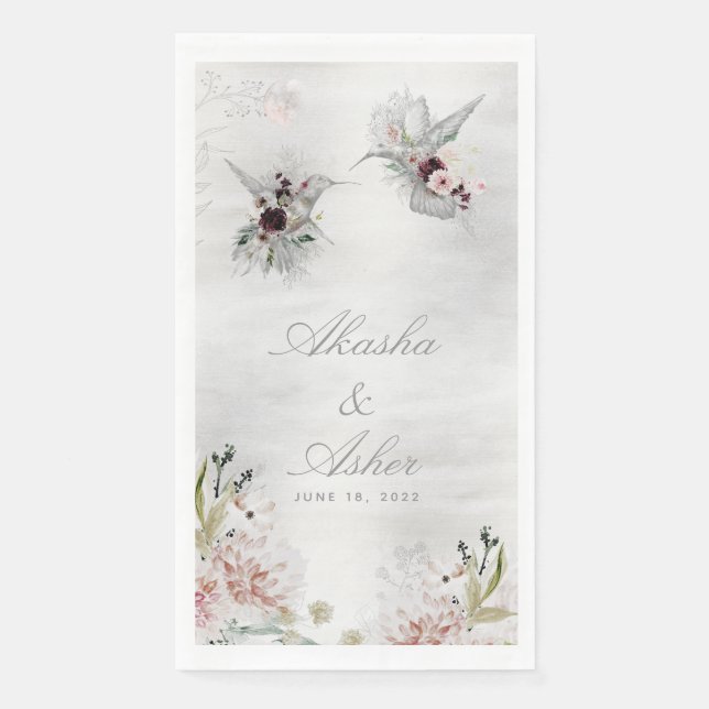 Servilleta De Papel Ethereal Love Boda Cena Napkins (Anverso)