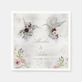 Servilleta De Papel Ethereal Love Boda Cocktail Napkins