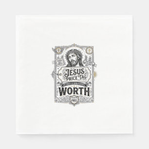 Servilleta De Papel Etiqueta De Precio De Jesús Vale La Pena La Etique