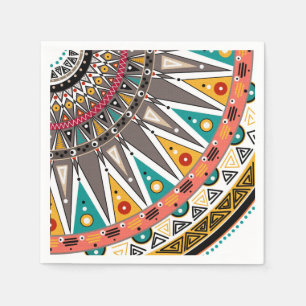 Servilleta De Papel Étnica, adorno