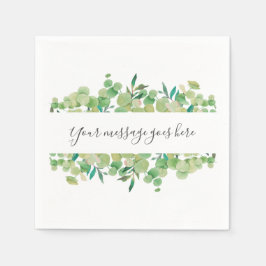 Servilleta De Papel Eucalipto Floral