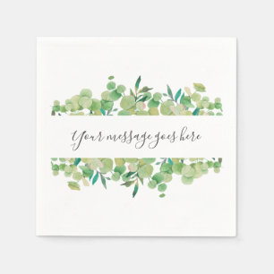 Servilleta De Papel Eucalipto Floral