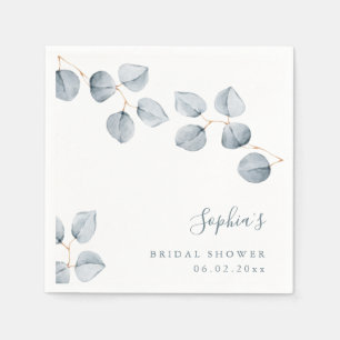 Servilleta De Papel Eucalipto Simplicidad Boda o Desayuno Nupcial