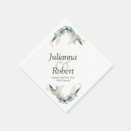 Servilleta De Papel Eucalipto y toallas de oro