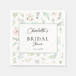 Servilleta De Papel Eucalyptus Bridal Shower