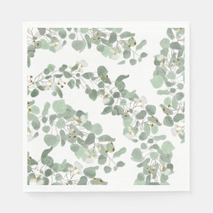 Servilleta De Papel Eucalyptus Greenerenery Flores de Goma de Dólar Pl