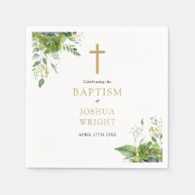 Eucalyptus Greenery Baptismo Floral Christening