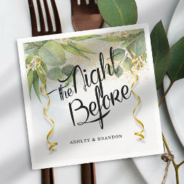 Servilleta De Papel Eucalyptus La Noche Antes Del Ensayo De Las Toalla