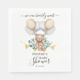 Servilleta De Papel Eucalyptus Lleva Baby Shower Podemos Esperar