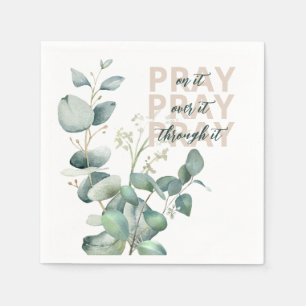 Servilleta De Papel Eucalyptus Prayer Napkin