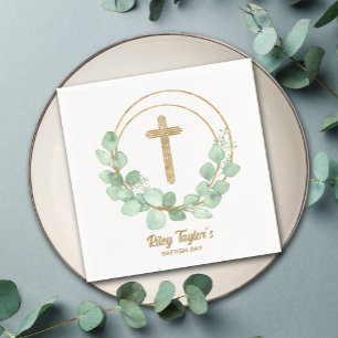 Servilleta De Papel Eucalyptus y el bautismo cruzado