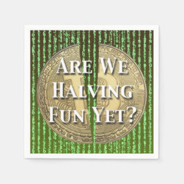 Servilleta De Papel Evento Bitcoin Halving