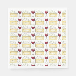 Servilleta De Papel Evento de Fiesta de cócteles de Queso Brie de Dulc