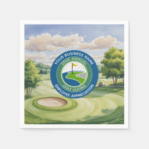 Servilleta De Papel Evento de Golf de Agradecimiento a Empleados