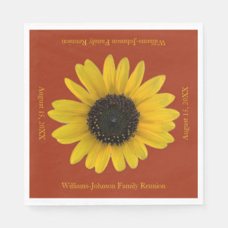 Servilleta De Papel Evento rojo personalizado de girasol